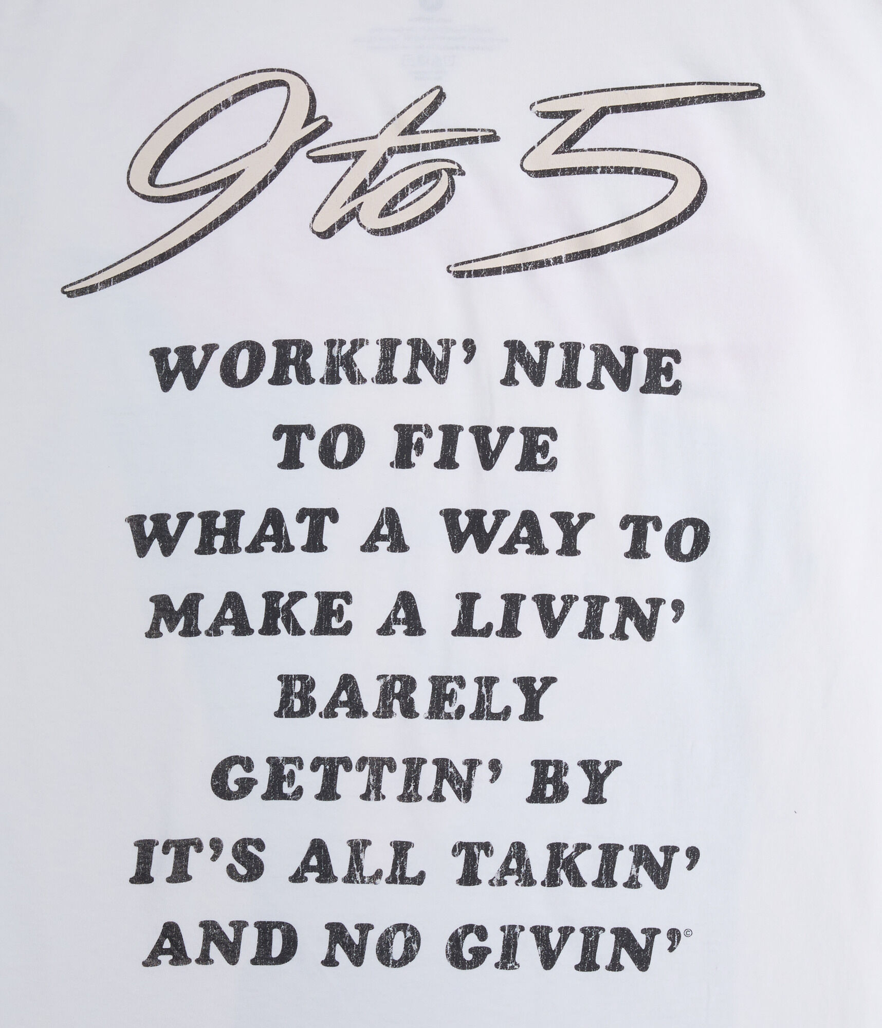 Dolly Parton 9 to 5 Relaxed Graphic Tee