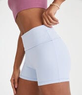Air Soft Fold-Over Booty Shorts