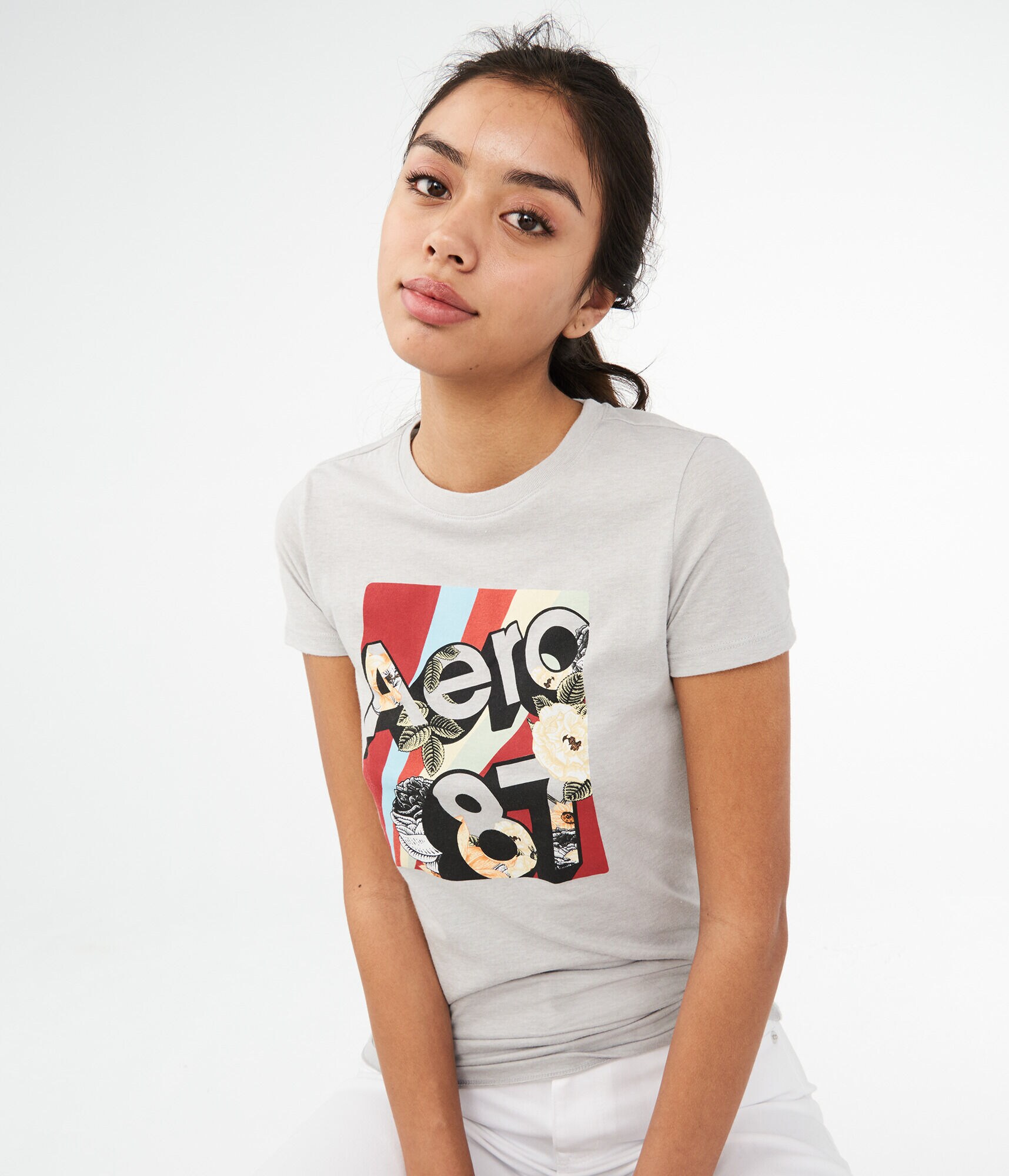 3D Aero 87 Floral Graphic Tee