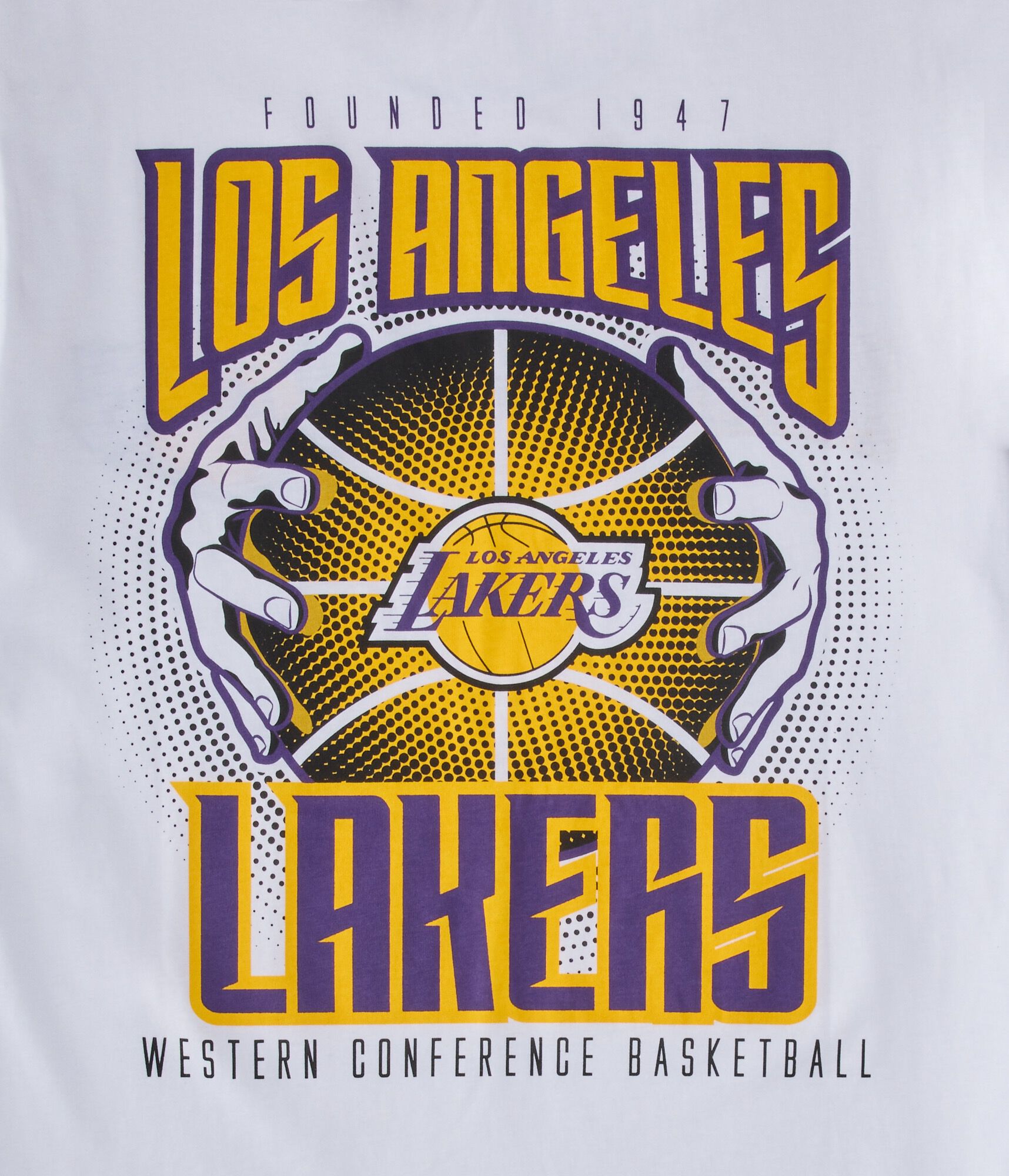 Los Angeles Lakers Basketball Relaxed Graphic Tee