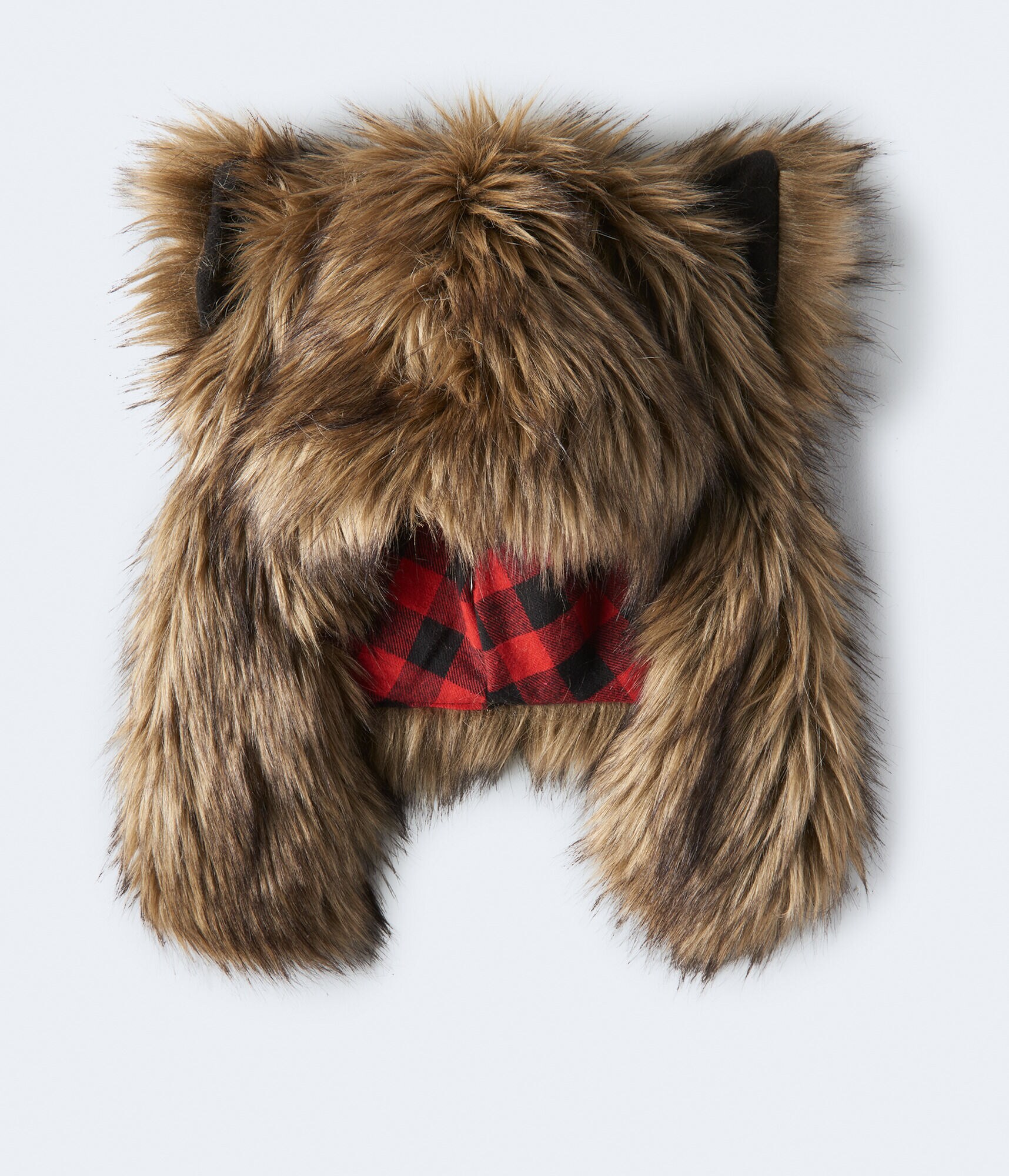 Wolf Faux Fur Trapper Hat