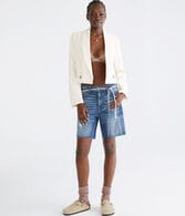 Solid Cropped Blazer