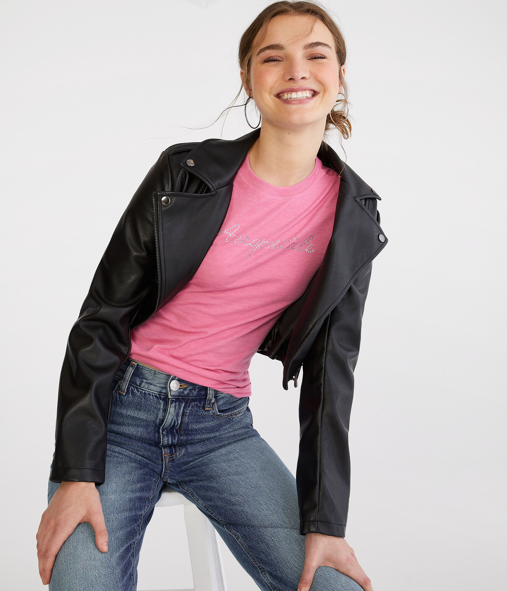 Rhinestone Aeropostale Graphic Tee