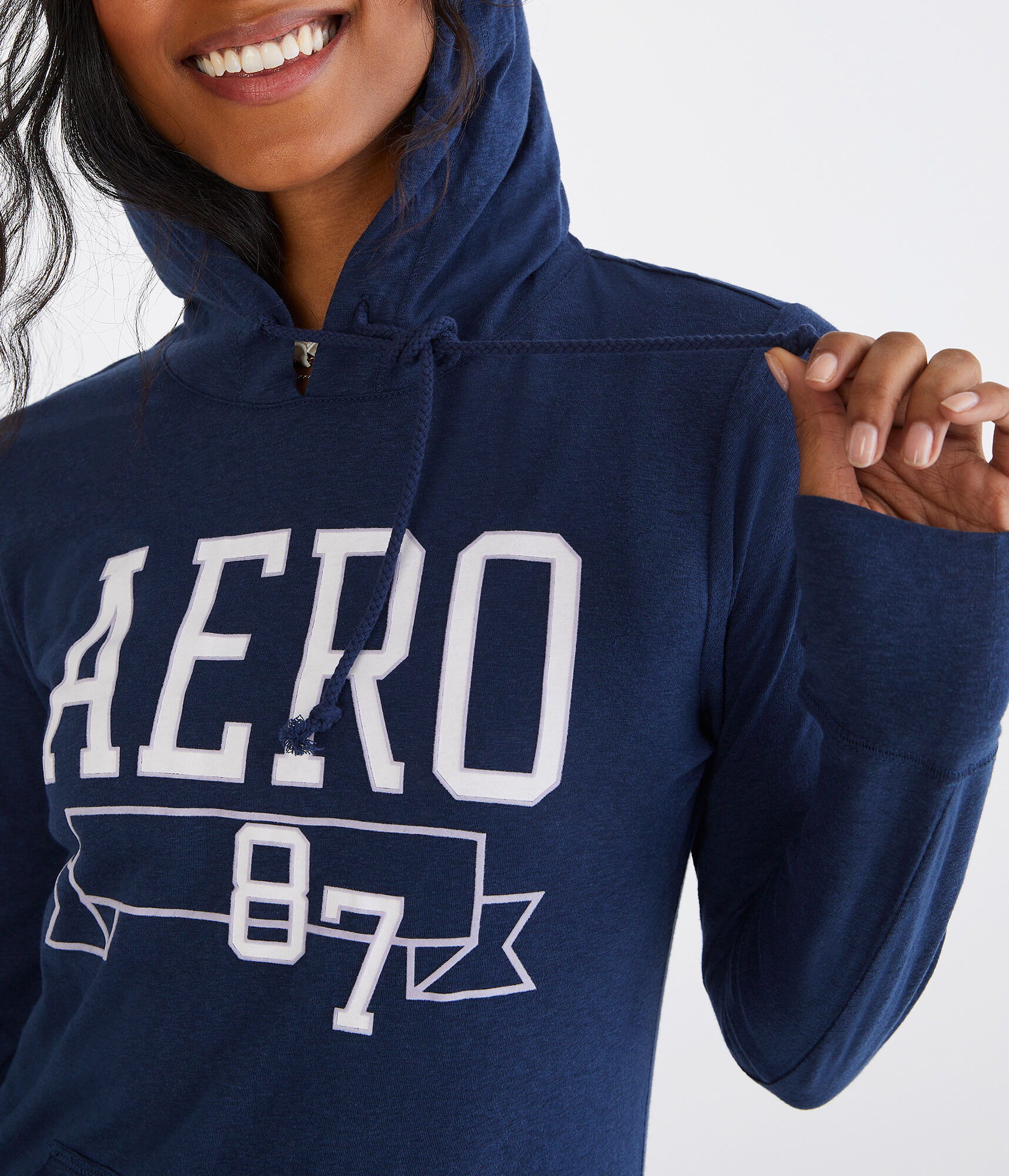 Long Sleeve Aero 87 Hooded Graphic Tee