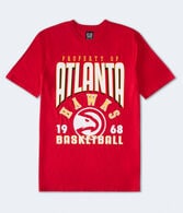 Property Of Atlanta Hawks Relaxed Graphic Tee