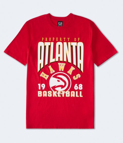 Property Of Atlanta Hawks Relaxed Graphic Tee Property Of Atlanta Hawks Relaxed Graphic Tee