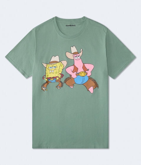 Western SpongeBob Relaxed Graphic Tee Western SpongeBob Relaxed Graphic Tee