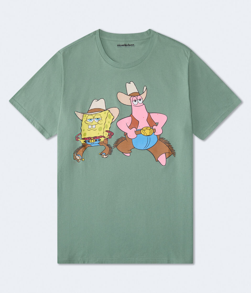 Western SpongeBob Relaxed Graphic Tee