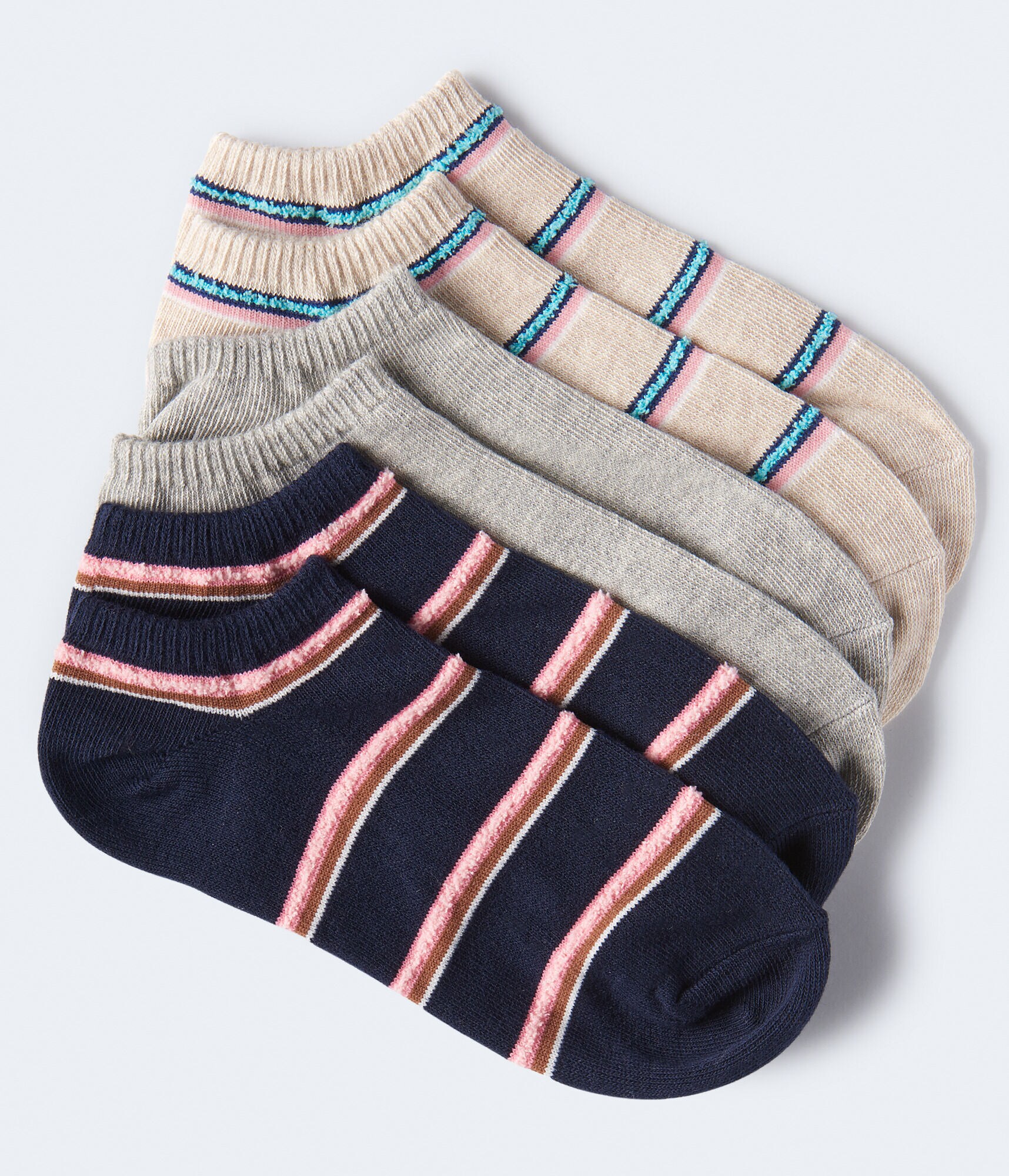Striped Ankle Sock 3Pack