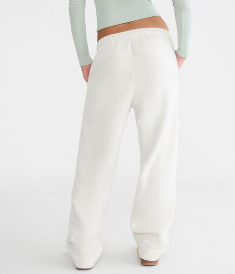 Cloud Soft Lace Bow Straight Leg Sweatpants Cloud Soft Lace Bow Straight Leg Sweatpants