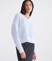 Chenille V-Neck Sweater