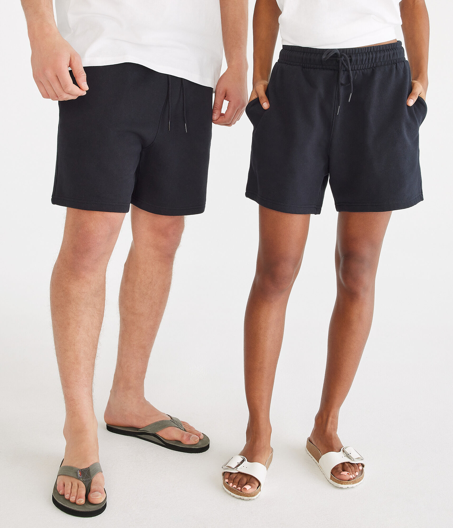 Essentials Solid Fleece Shorts 6"