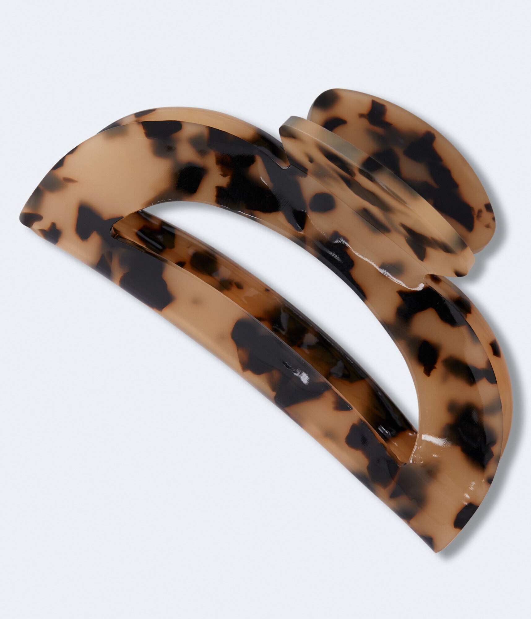 Tortoiseshell Rounded Claw Hair Clip