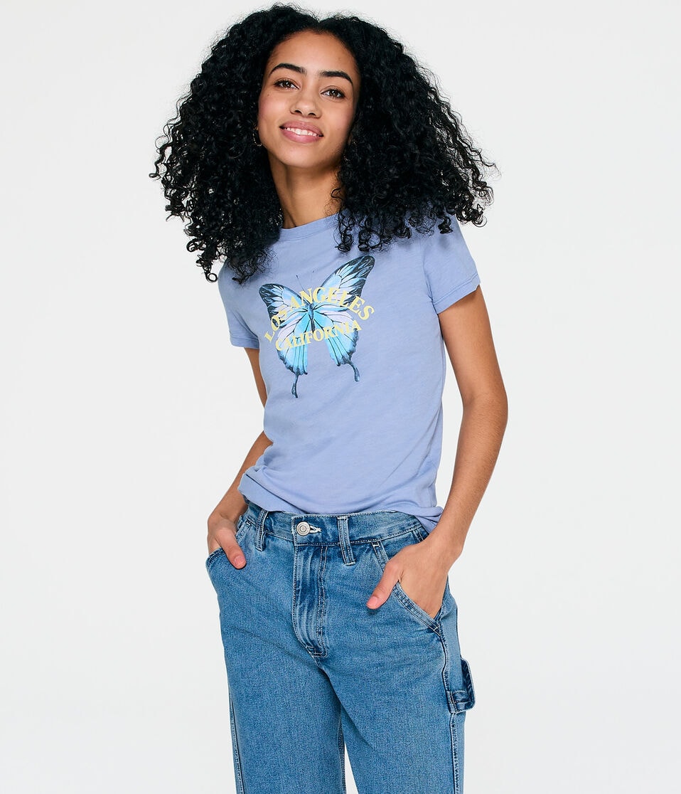 Los Angeles Butterfly Graphic Tee