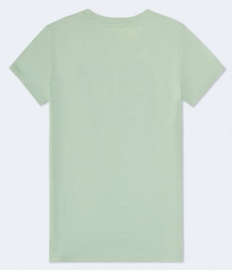 Aeropostale Bow Circle Foil Graphic Tee Aeropostale Bow Circle Foil Graphic Tee