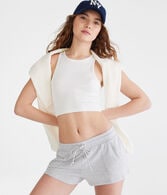 Fuzzy Fleece High-Rise Sleep Shorts