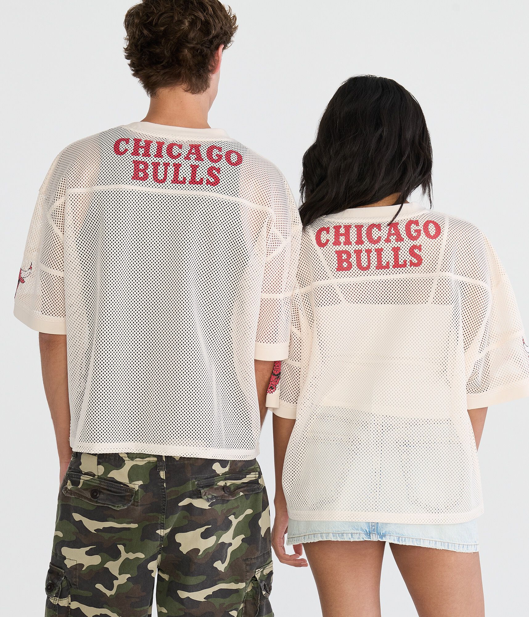 Property Of Chicago Bulls Boxy Mesh Tee