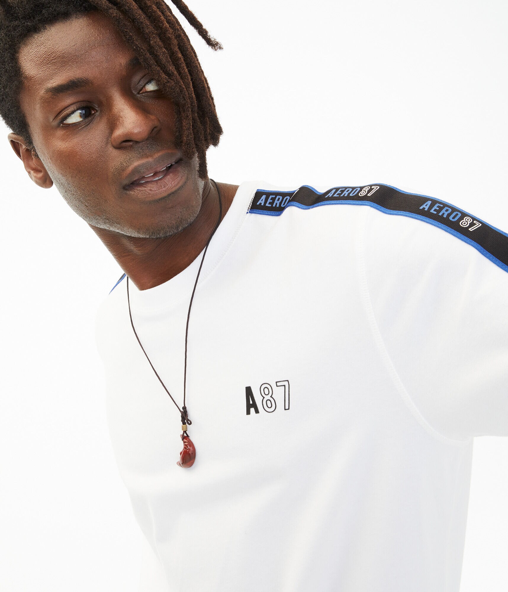 Aero87 Stripe Stretch Graphic Tee