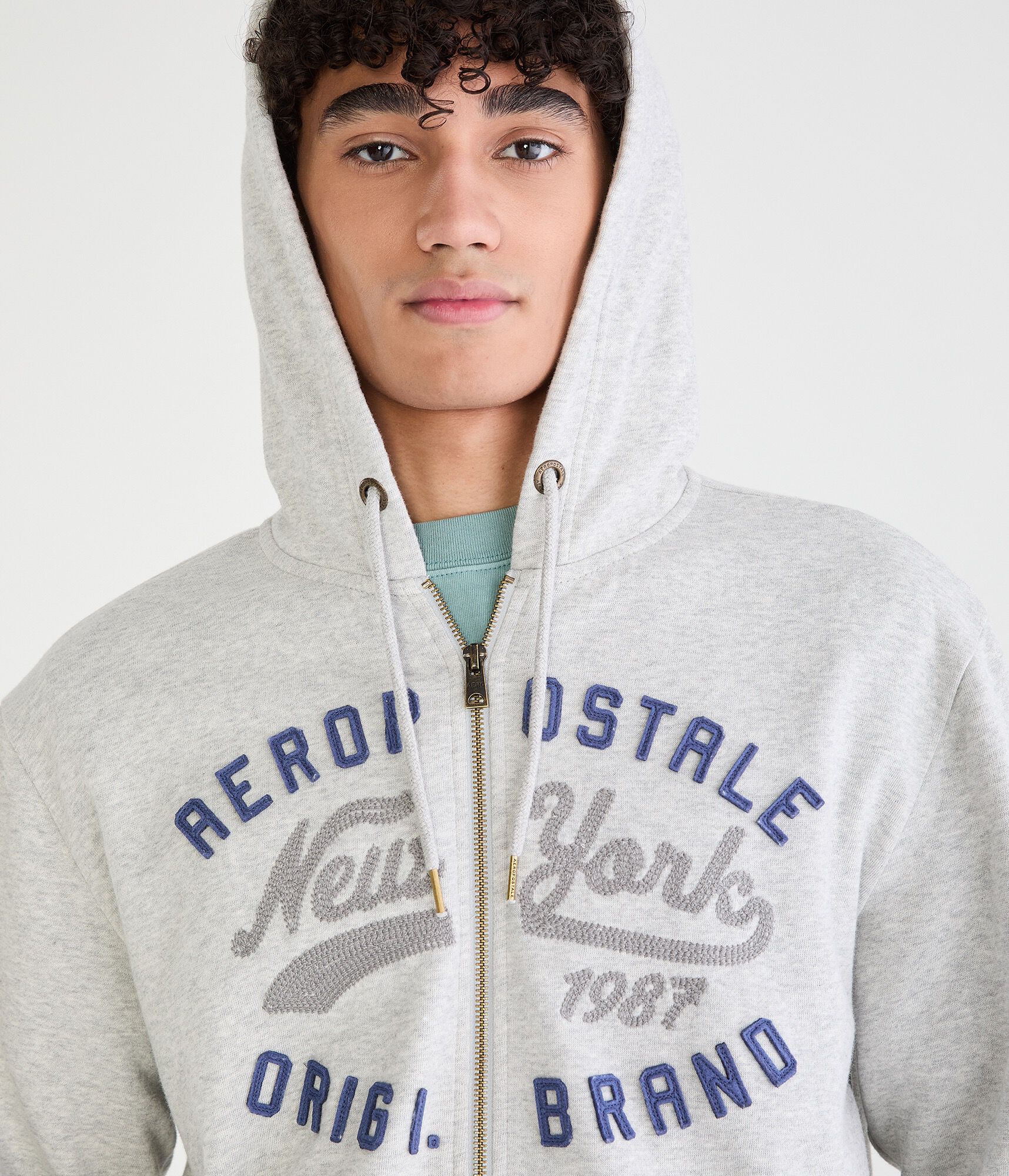 Aeropostale New York Heritage Full-Zip Hoodie