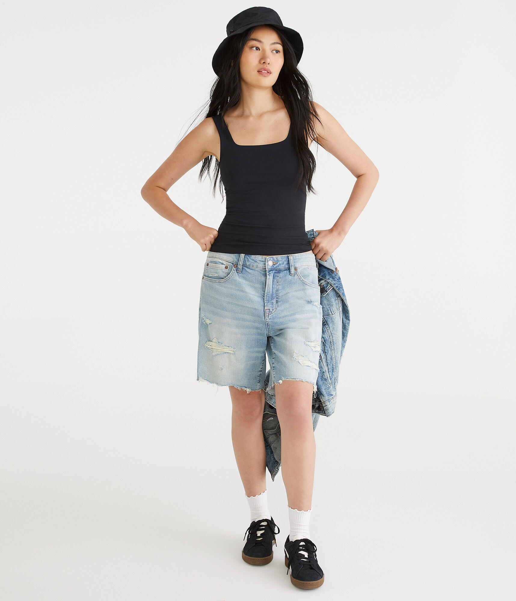 Seriously Soft Sculpt Square-Neck Tank