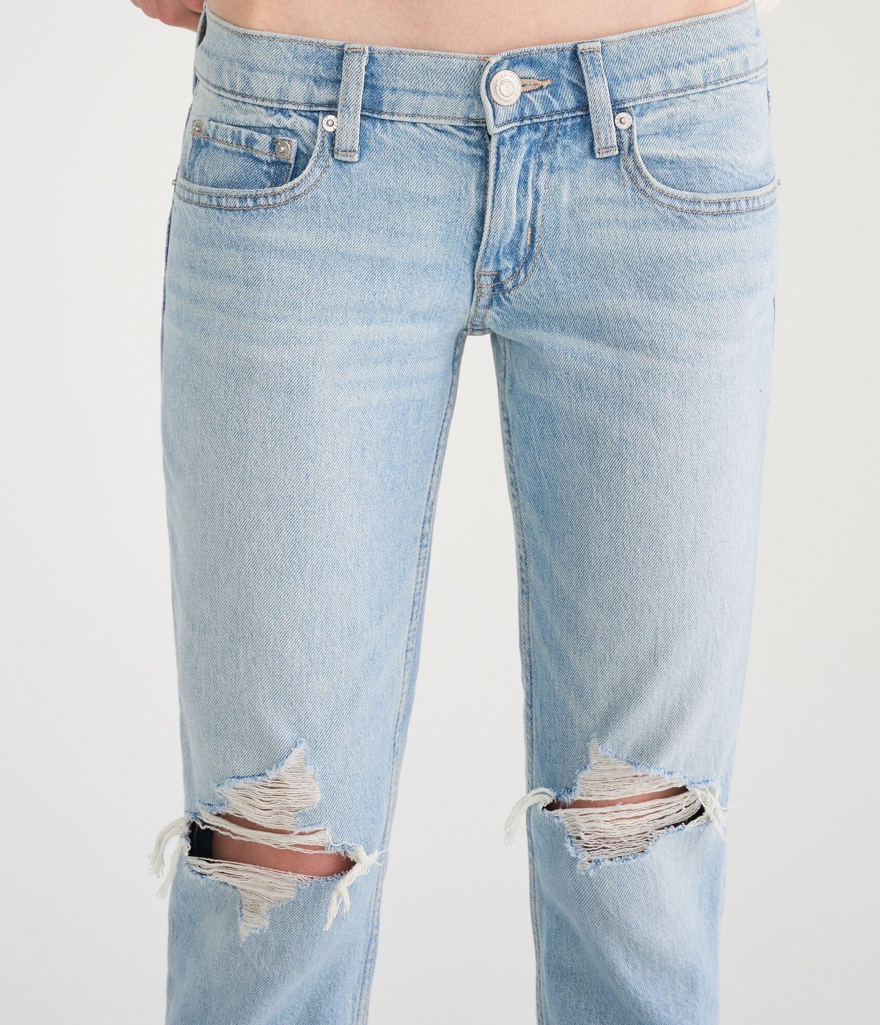 Super Low-Rise Straight Jean