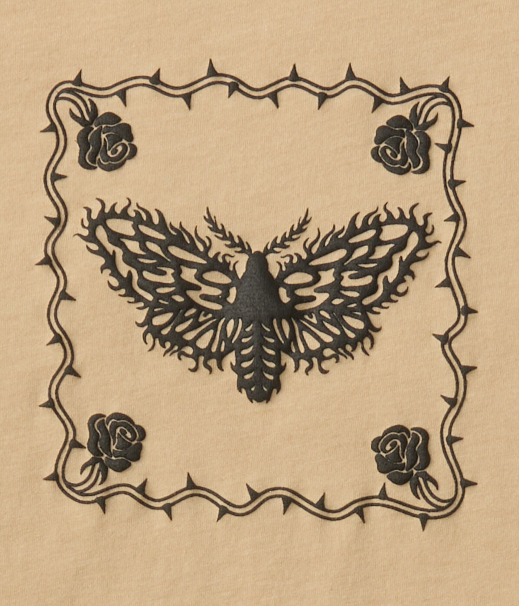 Barbed Wire Butterfly Graphic Tee