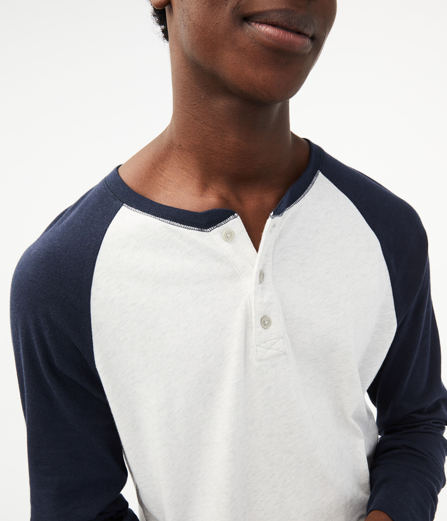 Long Sleeve Raglan Henley