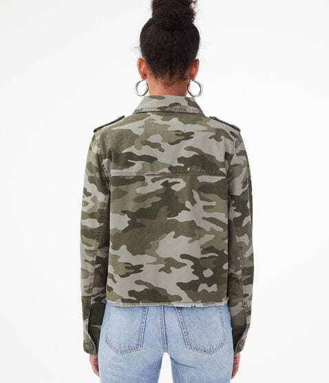 Camo Cropped Jacket Camo Cropped Jacket