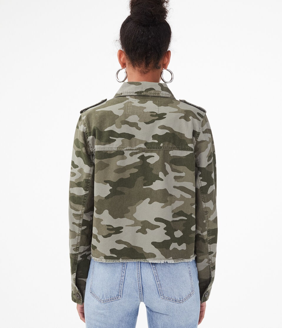 Camo Cropped Jacket