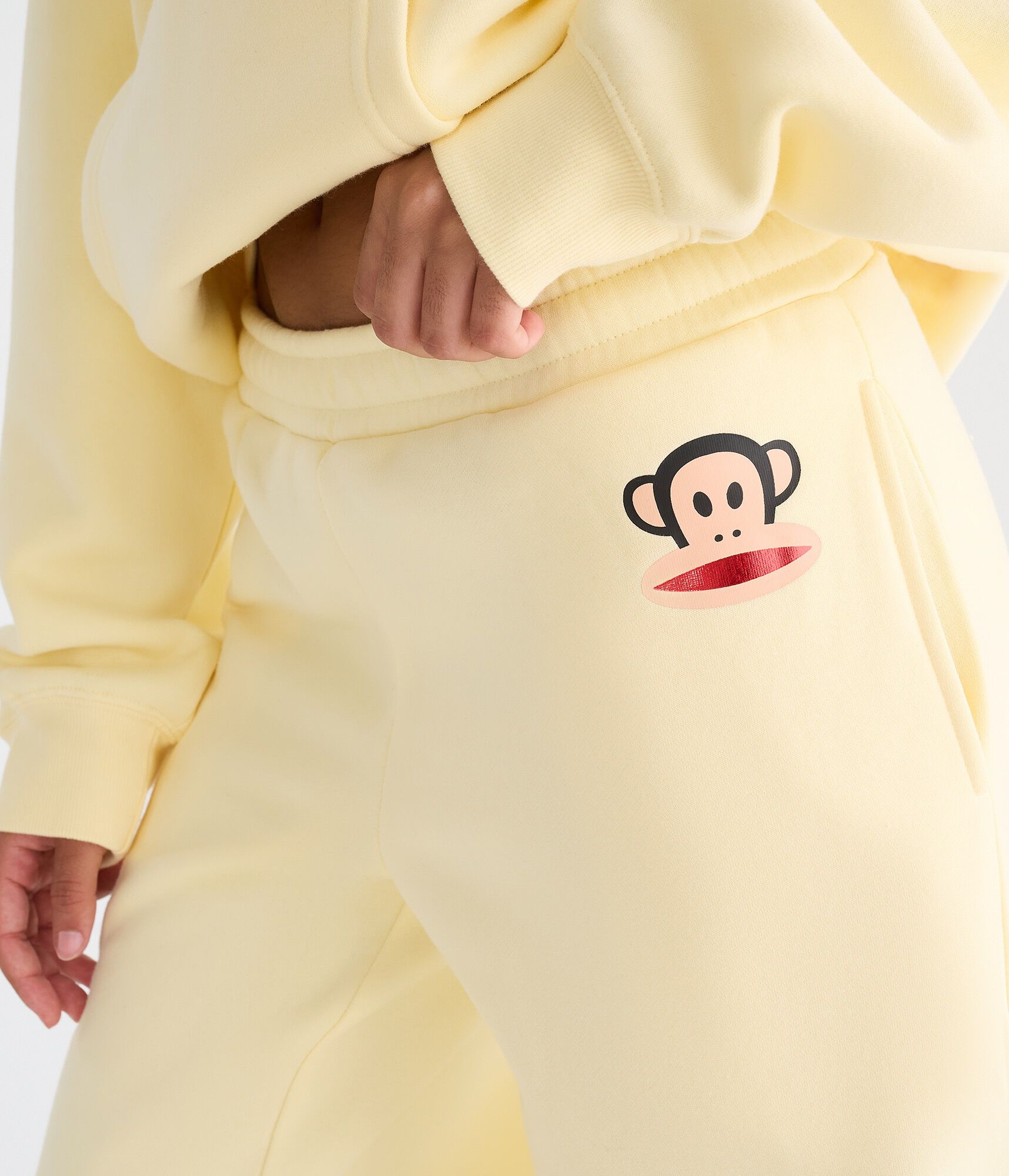 Paul Frank I Heart Julius High-Rise Wide Leg Sweatpants