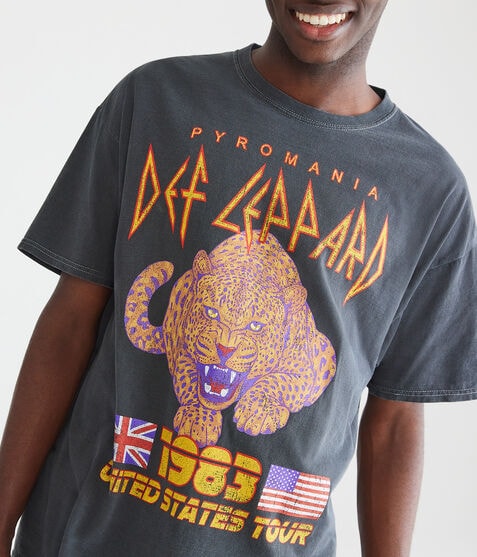 Def Leppard Pyromania Graphic Tee Def Leppard Pyromania Graphic Tee
