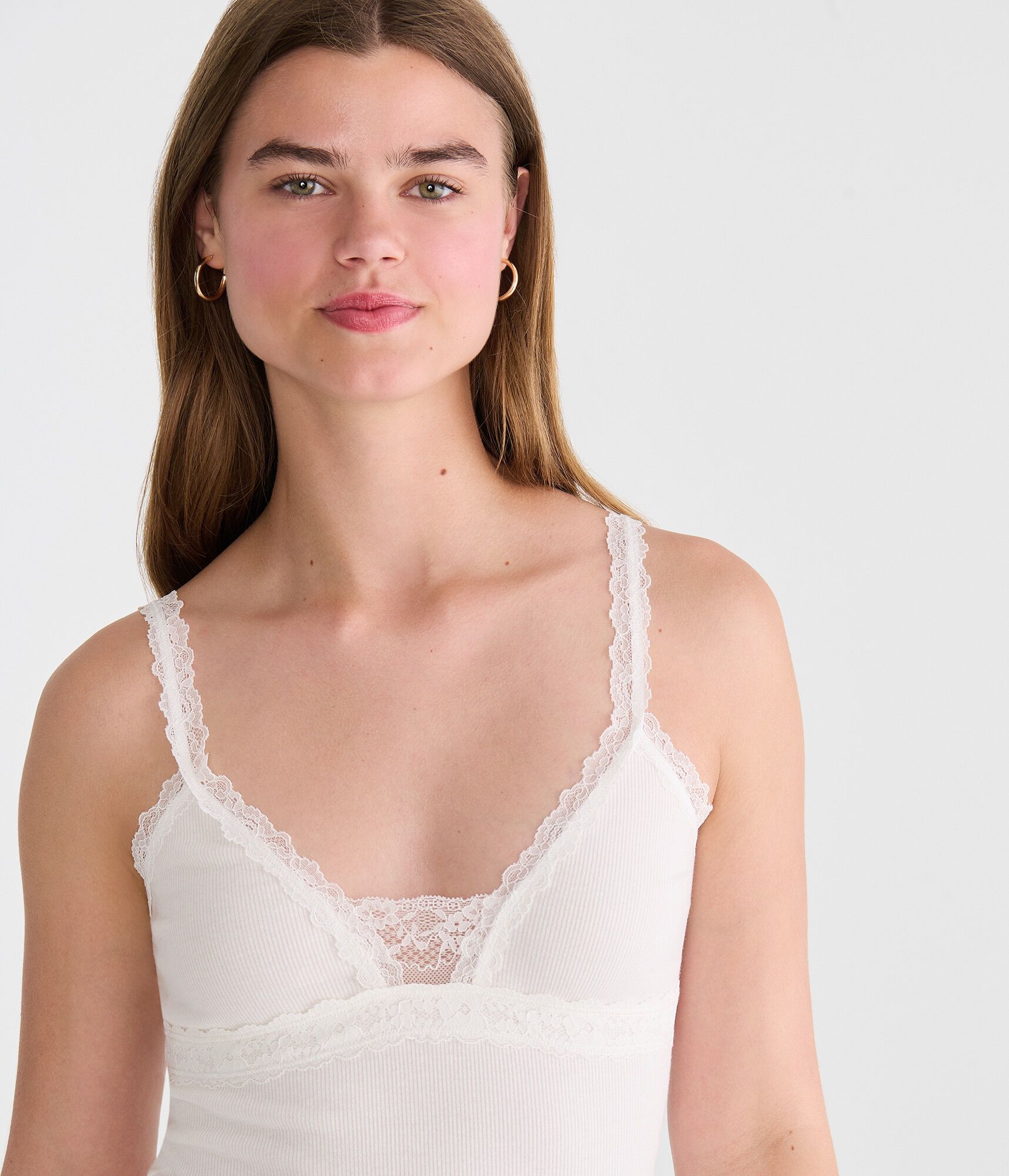 Seriously Soft Y2K Lace V-Neck Cami