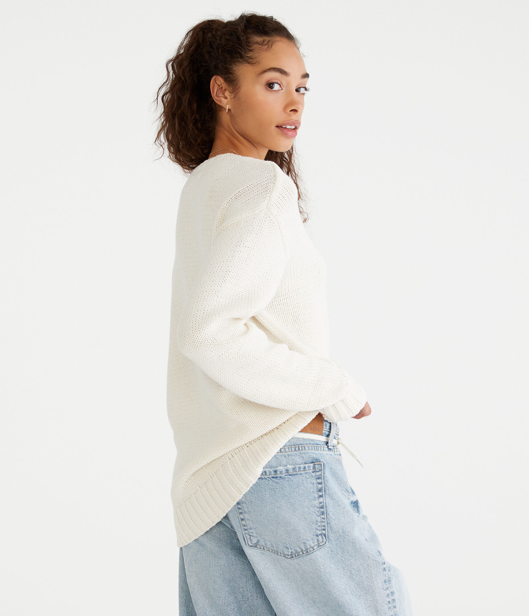 Oversized Crew Sweater