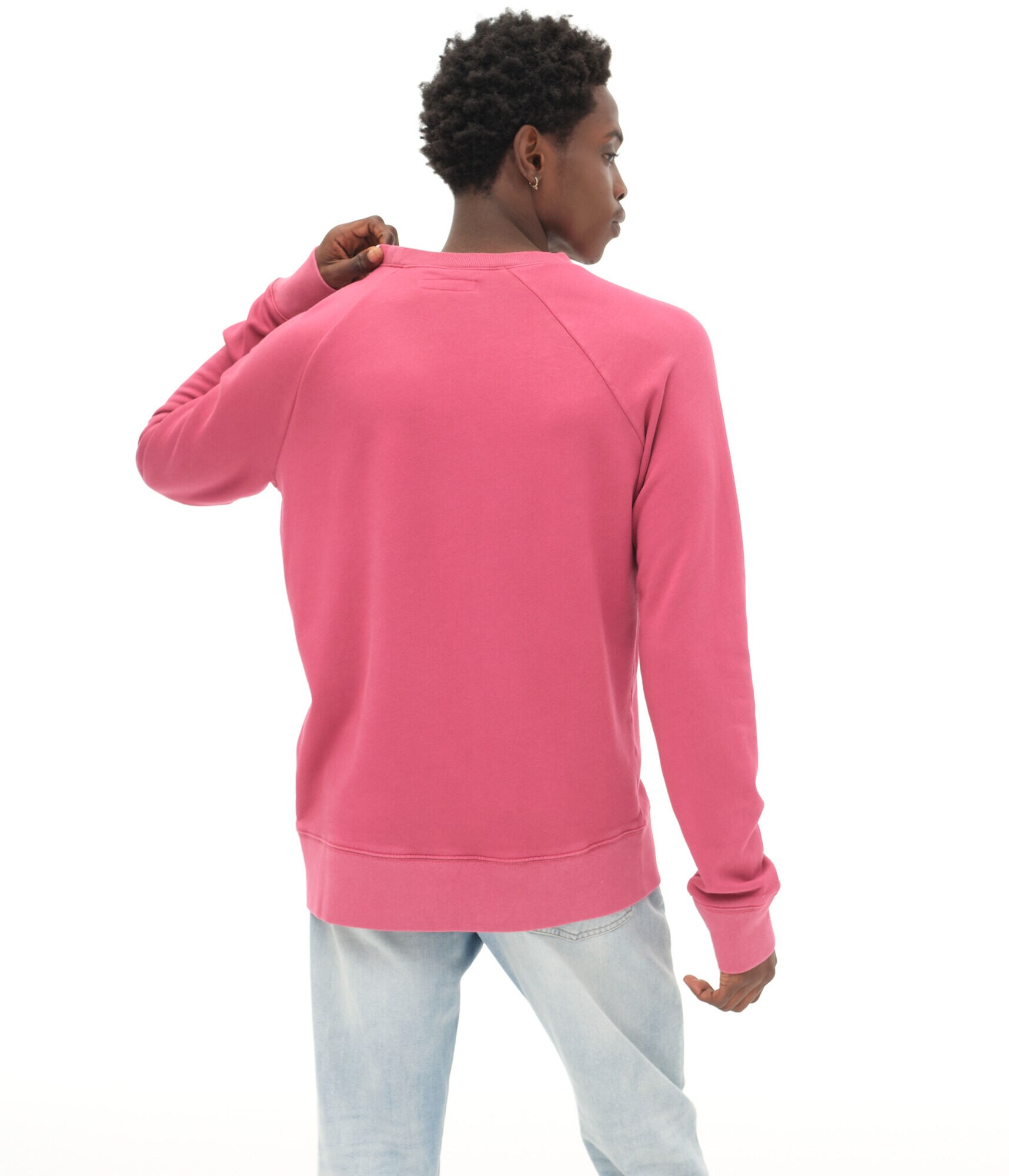Aero Tonal Box Logo Washed Crew Sweatshirt