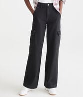 High-Rise Wide Leg Cargo Jean
