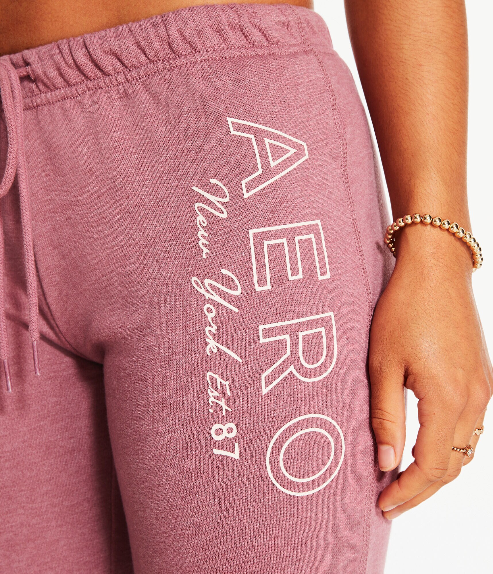 Aero Block Logo Cinched Sweatpants