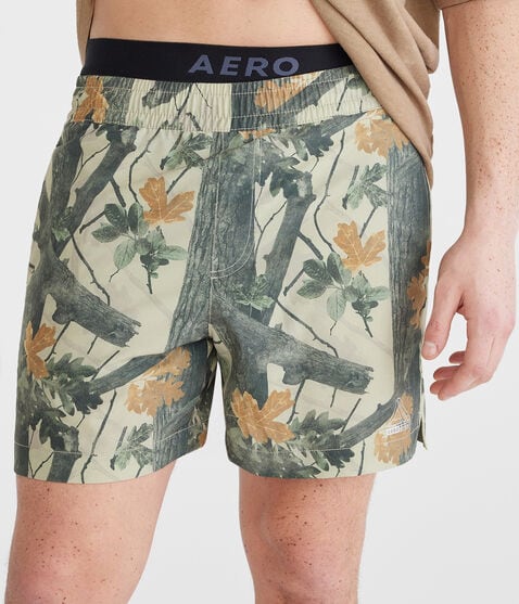 Aero MVMNT Forest Camo Hybrid Active Shorts 5.5" Aero MVMNT Forest Camo Hybrid Active Shorts 5.5"