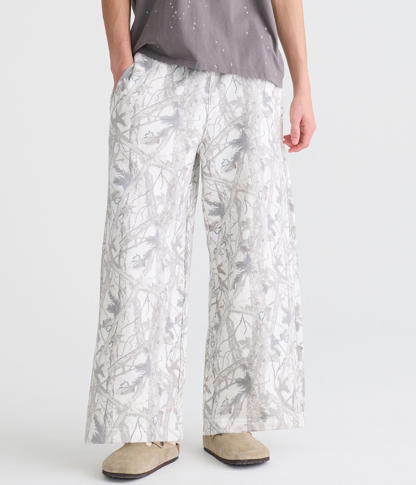 Cloud Soft Forest Camo Super Baggy Sweatpants