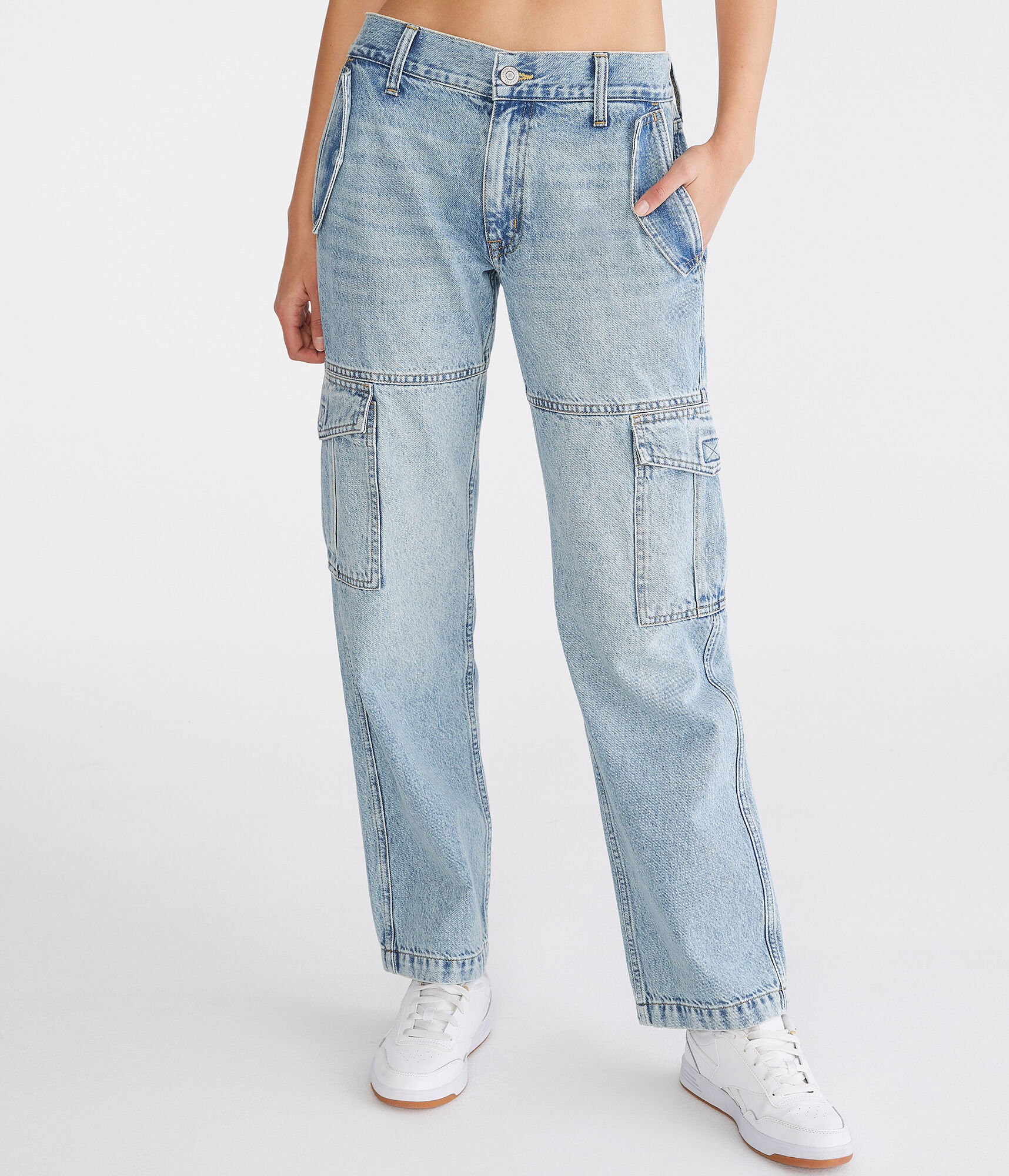 Low-Rise Cargo Jean