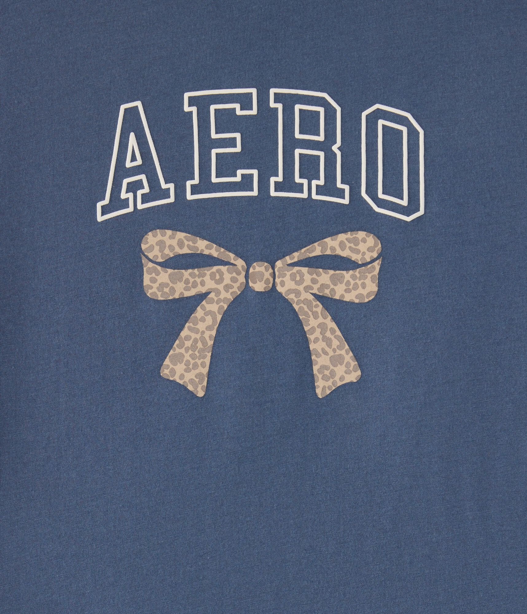 Aero Leopard Bow Graphic Tee