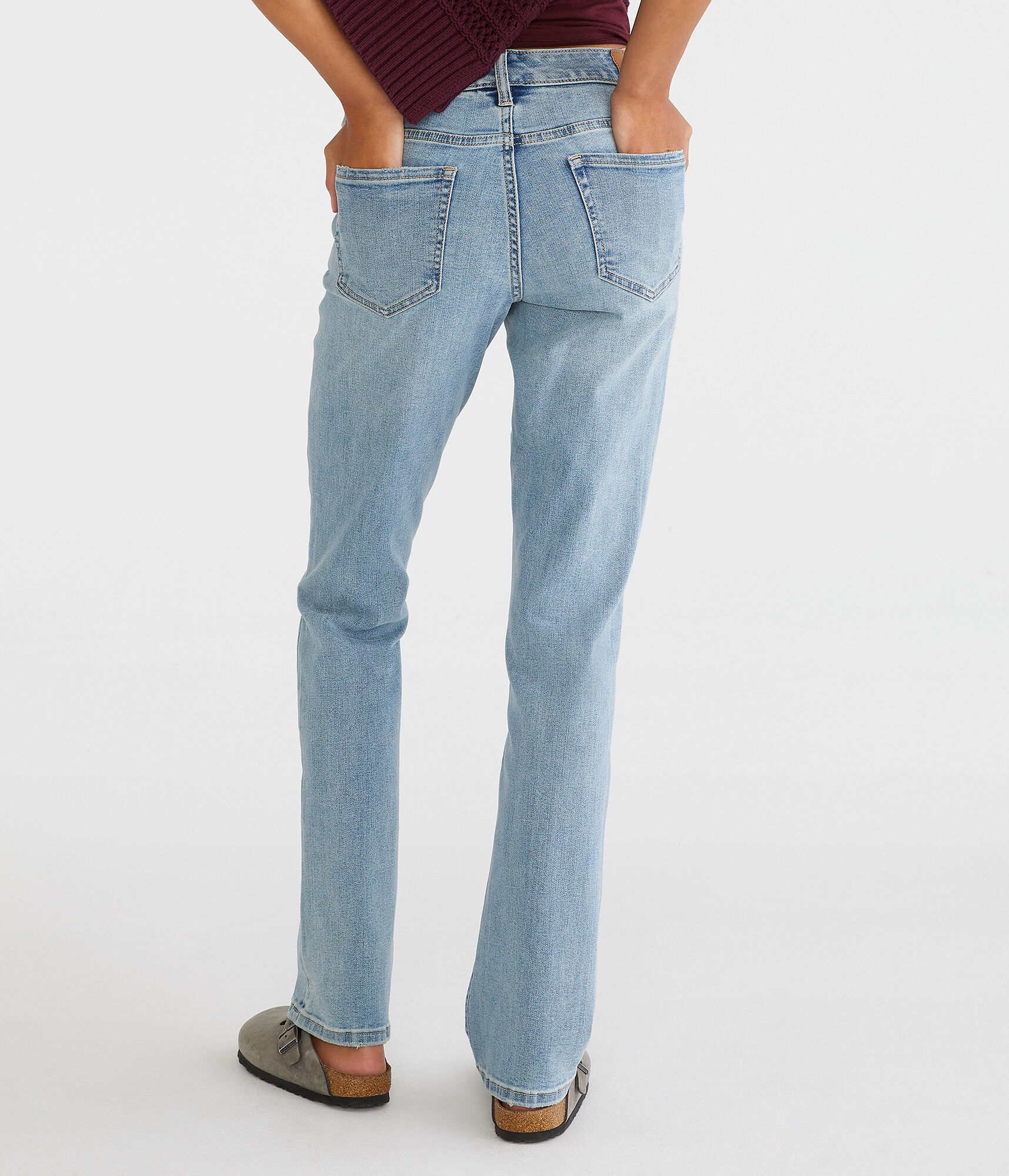 Mid-Rise Bootcut Jean