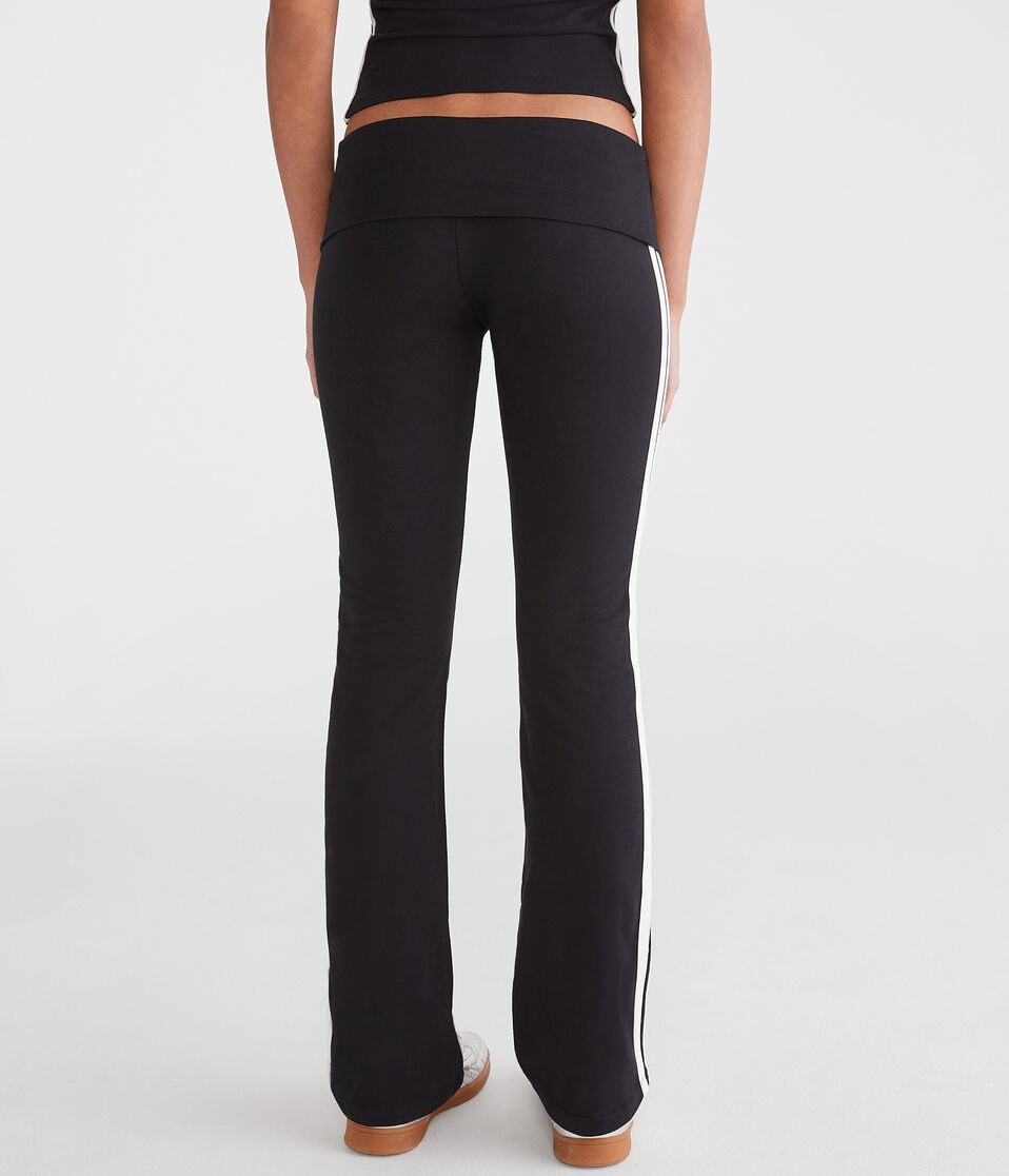 NY Mid-Rise Fold-Over Flare Leg Pants