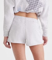 Patterned Star High-Rise Dolphin Shorts