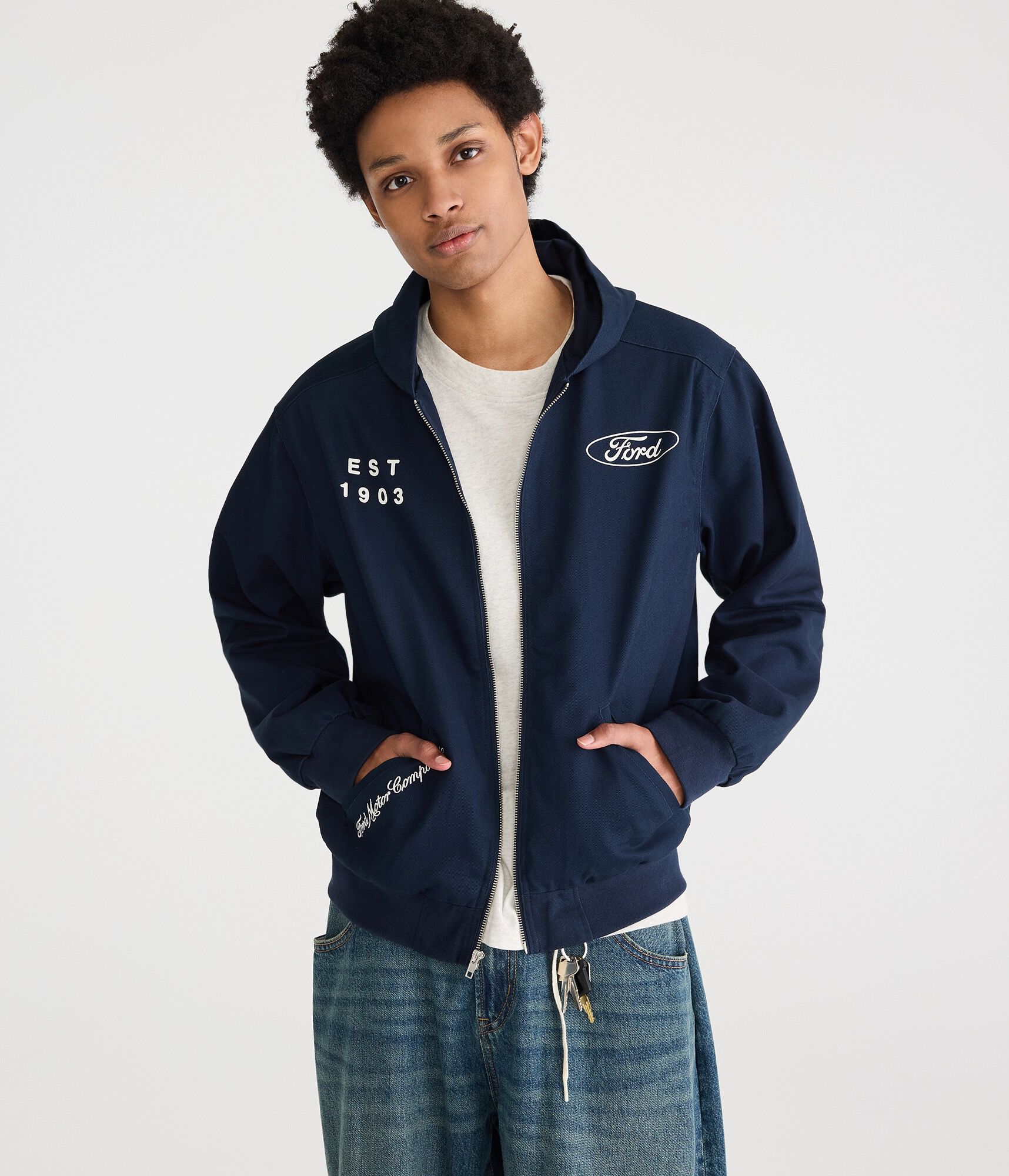 Ford Motor Company Hooded Full-Zip Jacket