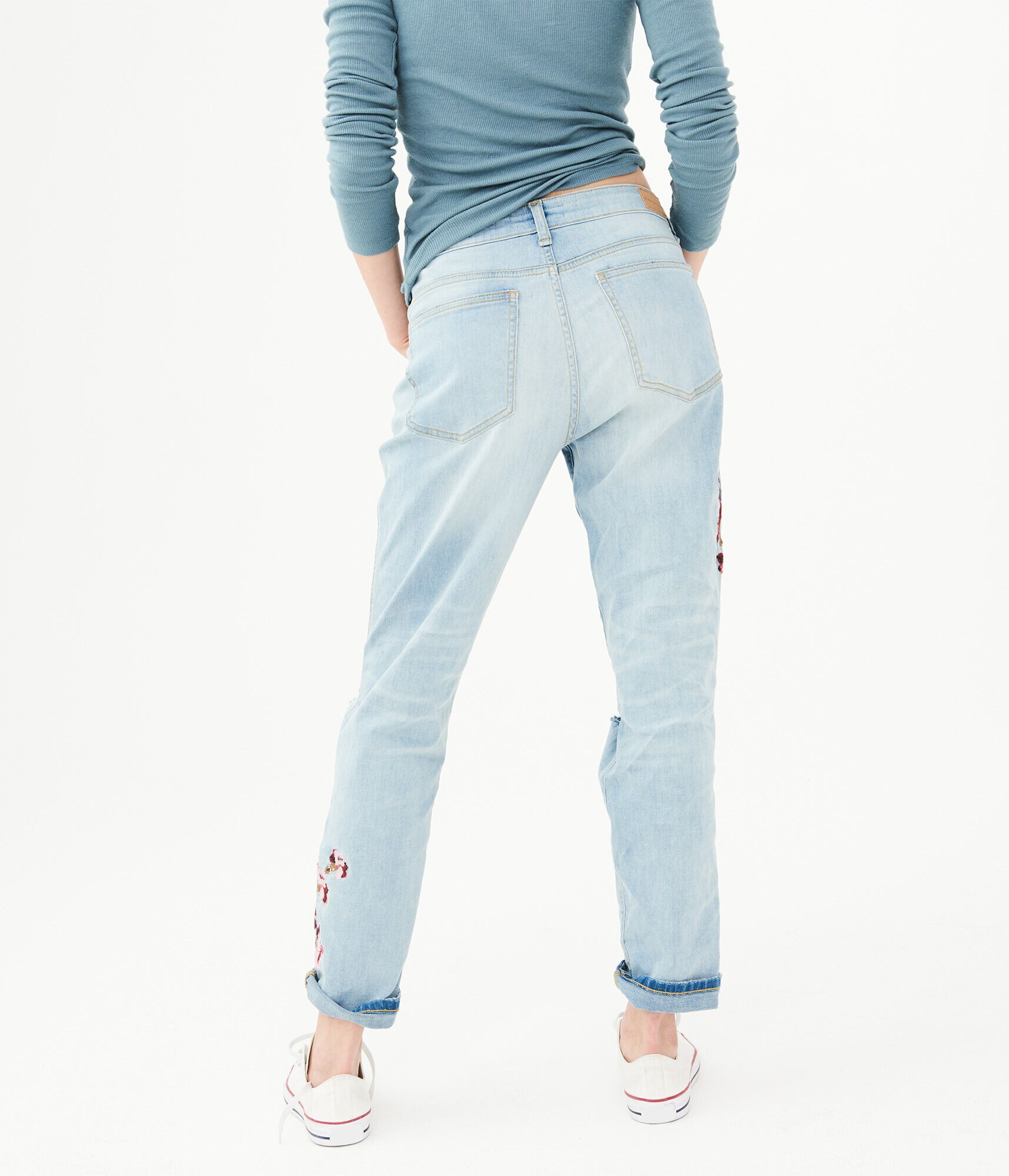 Low-Rise Boyfriend Jean