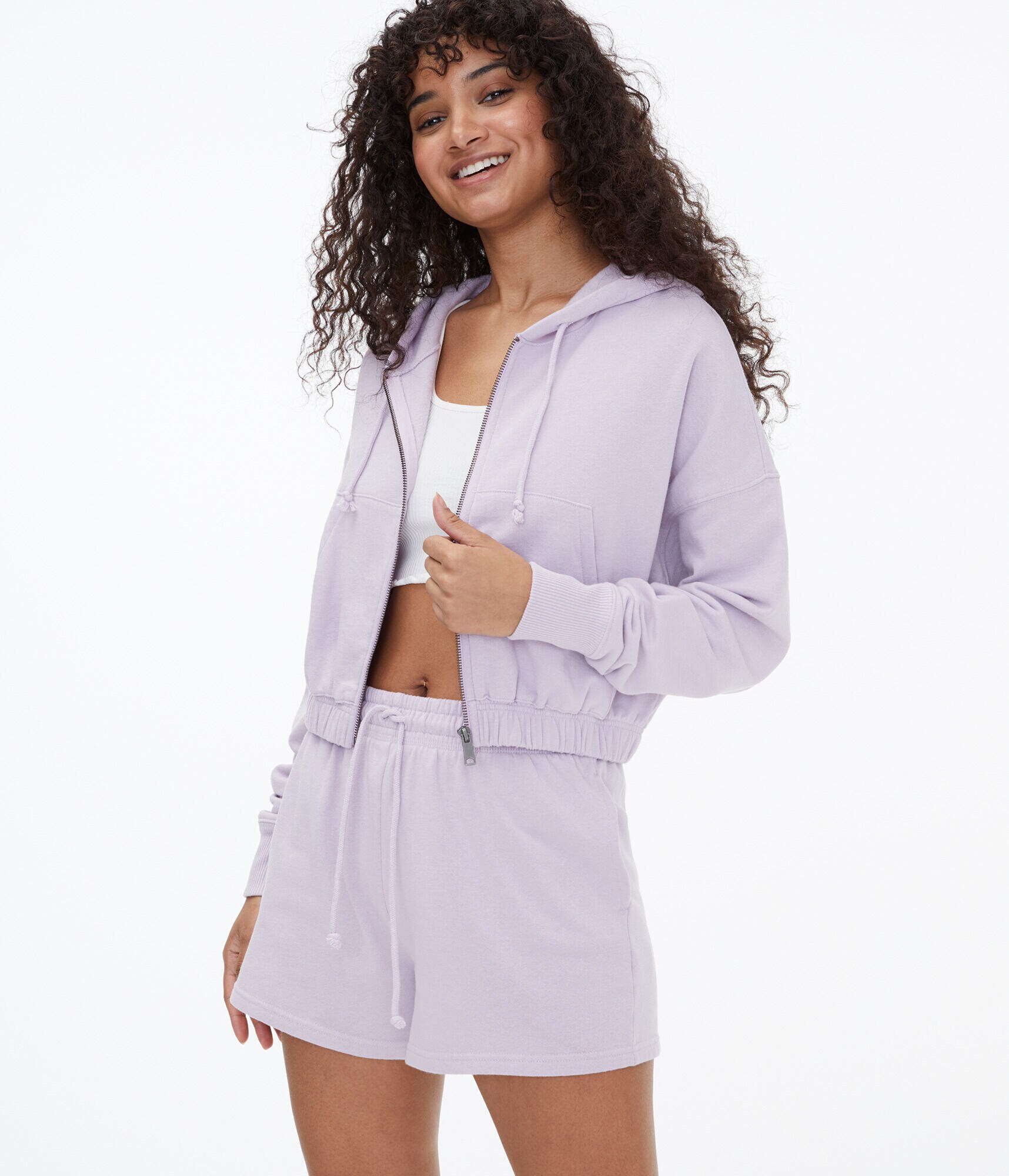 Relaxed Full-Zip Hoodie