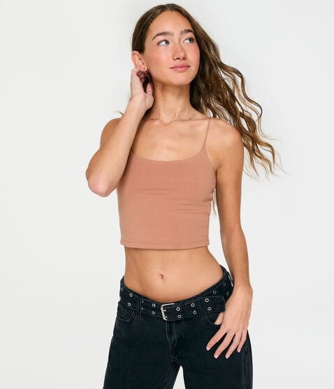 Seriously Soft Cropped Bungee Cami