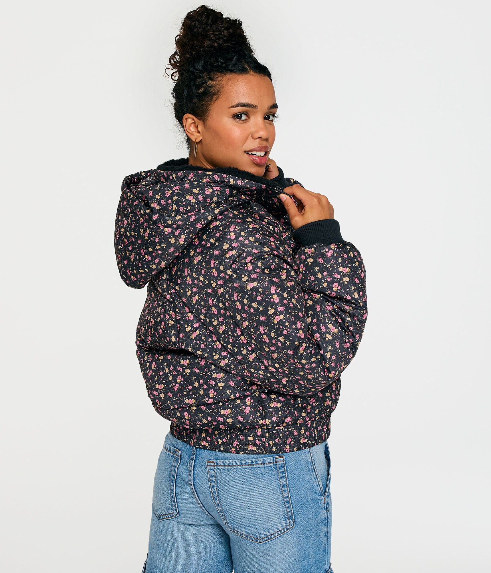 Floral Heavyweight Puffer Jacket