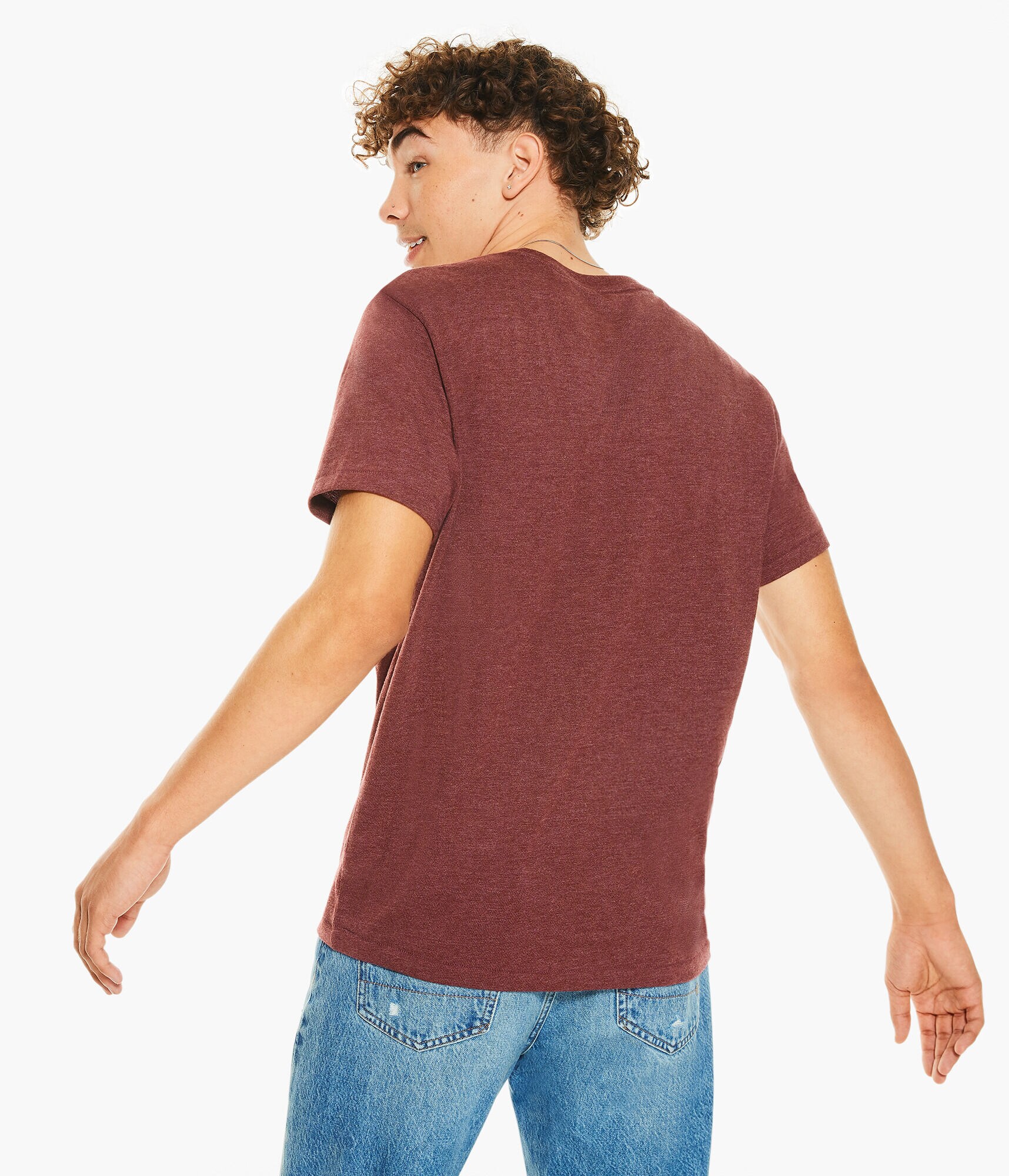 Aeropostale New York Vertical Appliqu&eacute; Graphic Tee