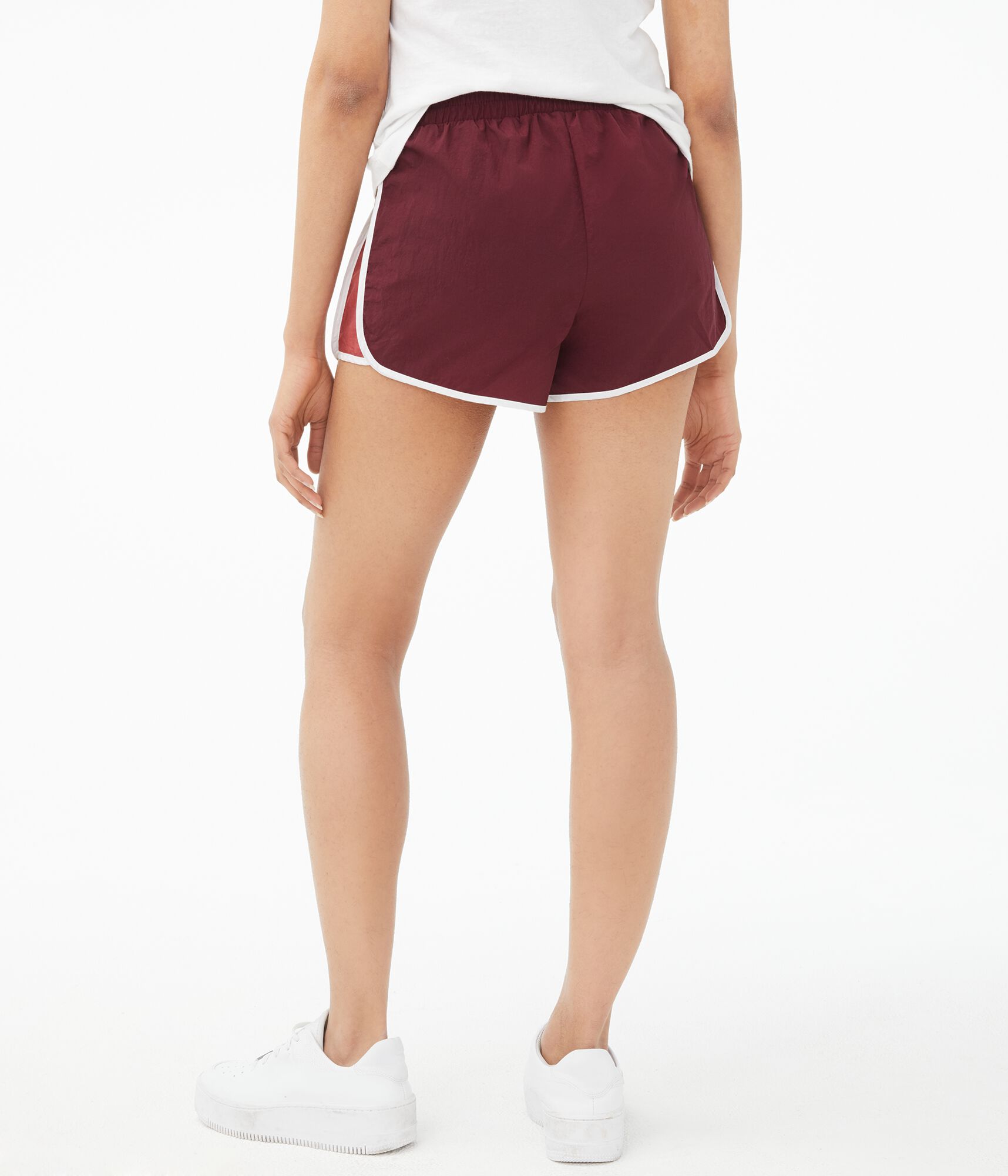 Colorblocked Windbreaker Shorts